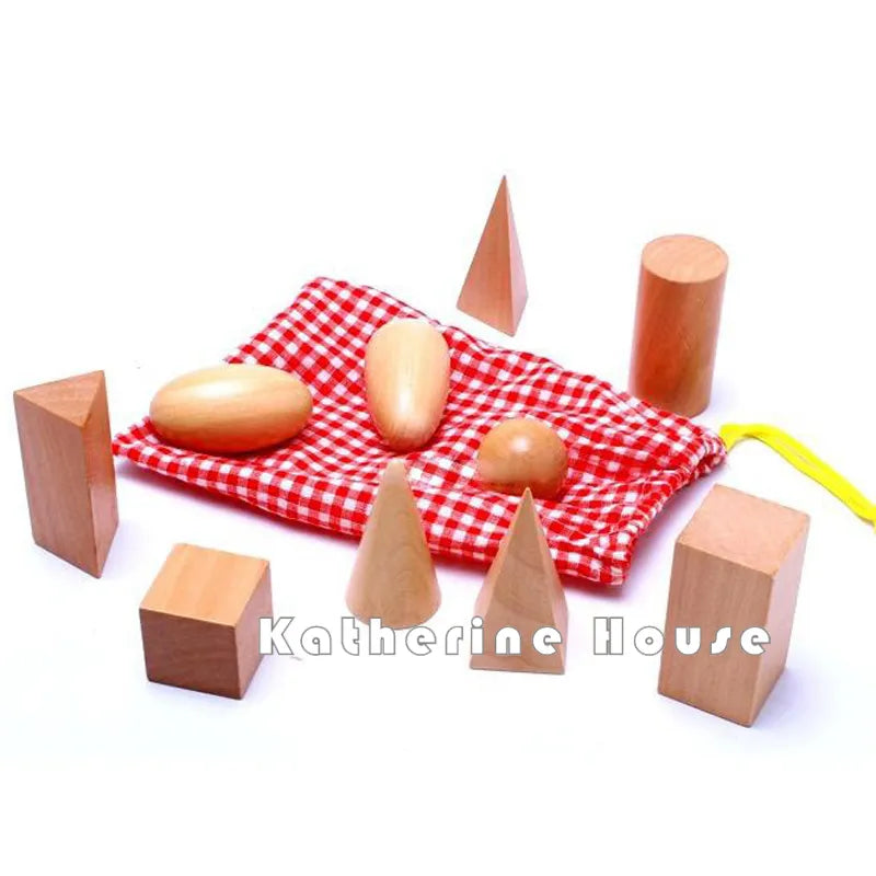 2016 New Arrival Math Toys Montessori Math Juguetes Geometry Blocks Wooden Learning Education High Quality