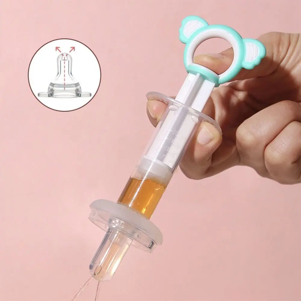 Medicator Dropper With Measuring Cup Baby Medicine Feeder Cartoon Koala Utensils Baby Syringe Feeder Newborn Feeding Bottle