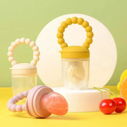 Fashion Silicone Baby Pacifier Safety Silicone Fruit and Vegetable  Fruit Bite Bag Baby Eat Fruit  Supplement Dropshipping