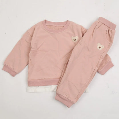 Baby Clothes Set 2pcs Autumn Long Sleeve Clothes Outfits Toddler Sportswear Suit Fashion Kids Casual Tops Trouser Girl